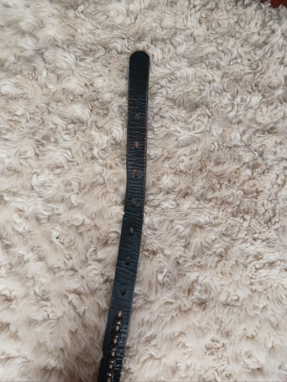 Fossil black braided